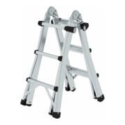 MUNK Aluminium-Teleskopleiter vierteilig